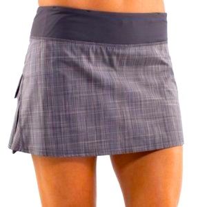 lululemon athletica Gray Plaid Skirt